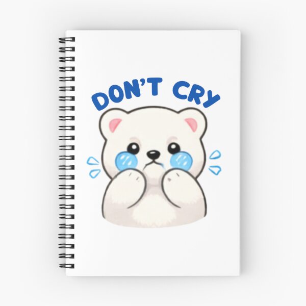Item preview, Don't Cry Cute Polar Bear Crying Art designed and sold by Hanavart.
