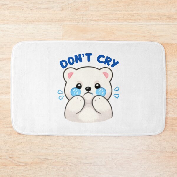 Item preview, Don't Cry Cute Polar Bear Crying Art designed and sold by Hanavart.