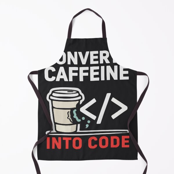 Item preview, Converts Caffeine Into Code Programmer Humor designed and sold by Bianca Oltean.