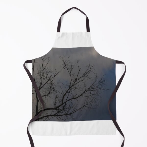 Item preview, Bare Tree Silhouette Against Moody Dusk Sky With Cloudy Twilight and Sparse Branches designed and sold by Nmallia.