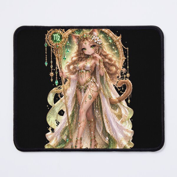 Item preview, Emily the Cosmic Cat - Virgo Zodiac Sign designed and sold by ChaEmm_Studio.