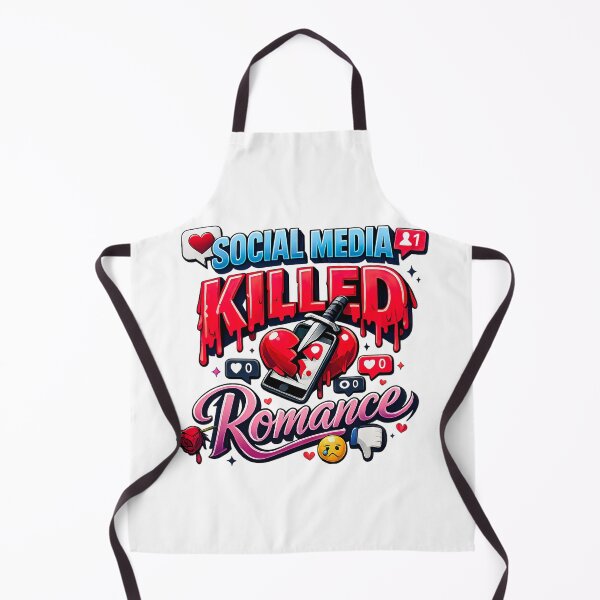 Item preview, Social Media Killed Romance designed and sold by graphic-genie.