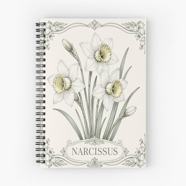 Item preview, December Birth Flower Narcissus T-Shirt, Vintage Botanical Tee, Ivory Floral Illustration Shirt, Birthday Gift for Her, December Birthday Flower Graphic designed and sold by SunnyDesign82.