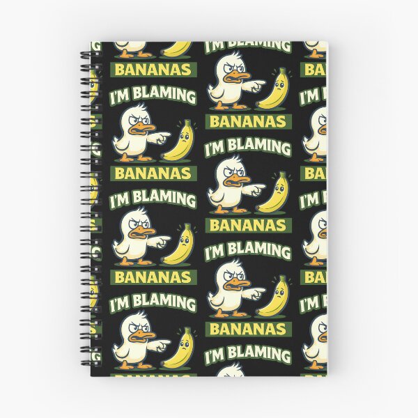 Item preview, I'm Blaming Bananas Funny Banana Joke Duck Design designed and sold by TeeTimeTreasure.
