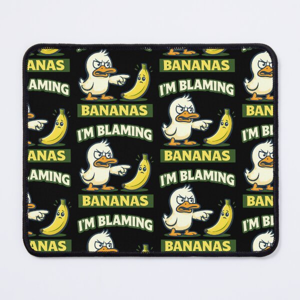 Item preview, I'm Blaming Bananas Funny Banana Joke Duck Design designed and sold by TeeTimeTreasure.