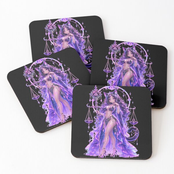Item preview, Emily the Cosmic Cat - Libra Zodiac Sign designed and sold by ChaEmm_Studio.