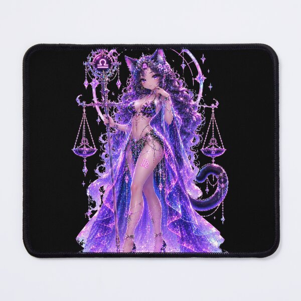 Item preview, Emily the Cosmic Cat - Libra Zodiac Sign designed and sold by ChaEmm_Studio.