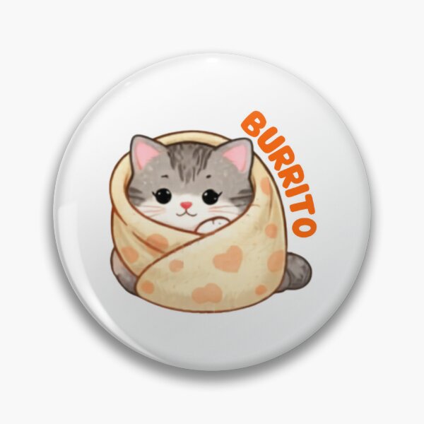 Item preview, Cat Burrito Cute Kitten Purrito Food Art designed and sold by Hanavart.