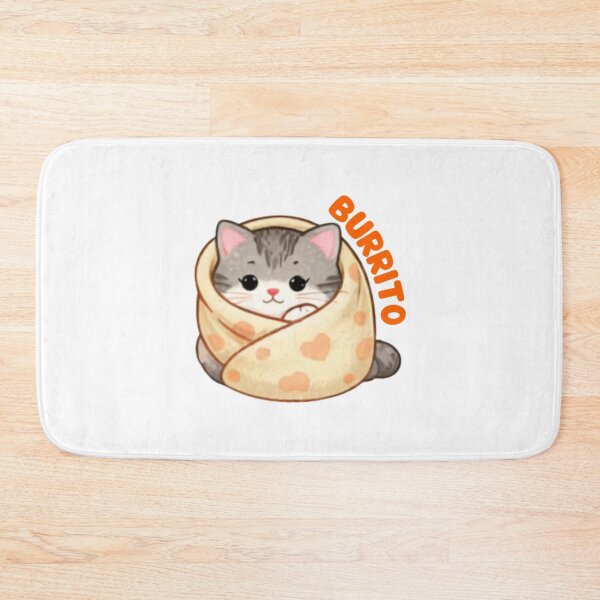 Item preview, Cat Burrito Cute Kitten Purrito Food Art designed and sold by Hanavart.