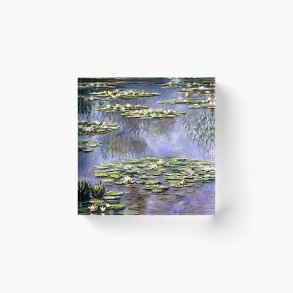 Item preview, Water Lilies: Impression of Reflections & Blossoming Surfaces (8) designed and sold by artdesignsnow.