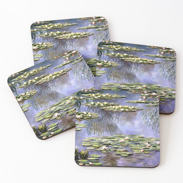 Item preview, Water Lilies: Impression of Reflections & Blossoming Surfaces (8) designed and sold by artdesignsnow.