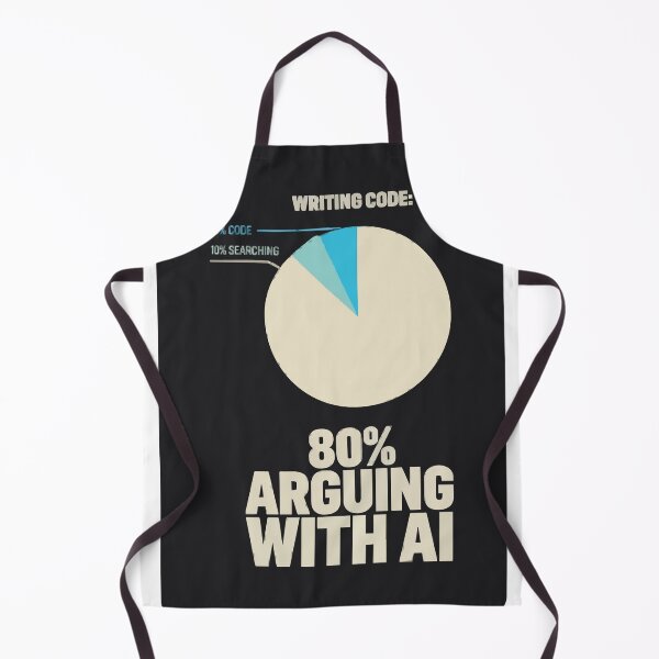 Item preview, 80 Percent Arguing With AI Coding Humor designed and sold by Bianca Oltean.