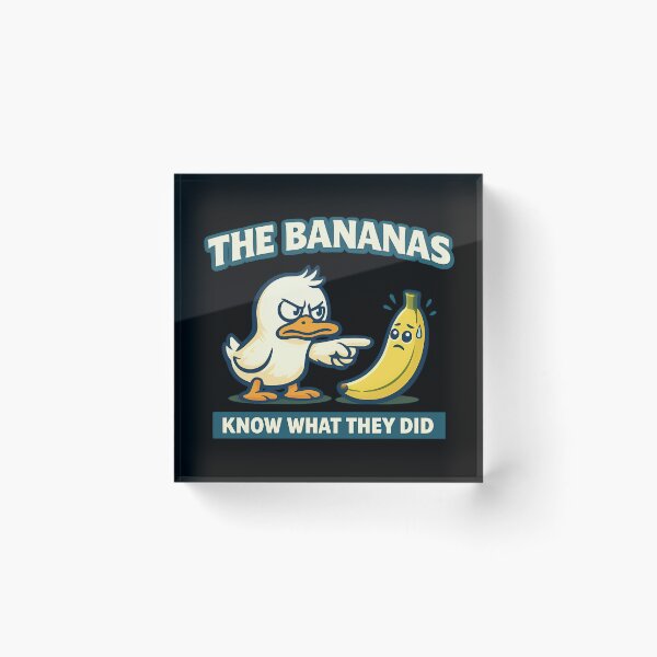 Item preview, The Bananas Know What They Did Funny Banana Meme Duck Design designed and sold by TeeTimeTreasure.
