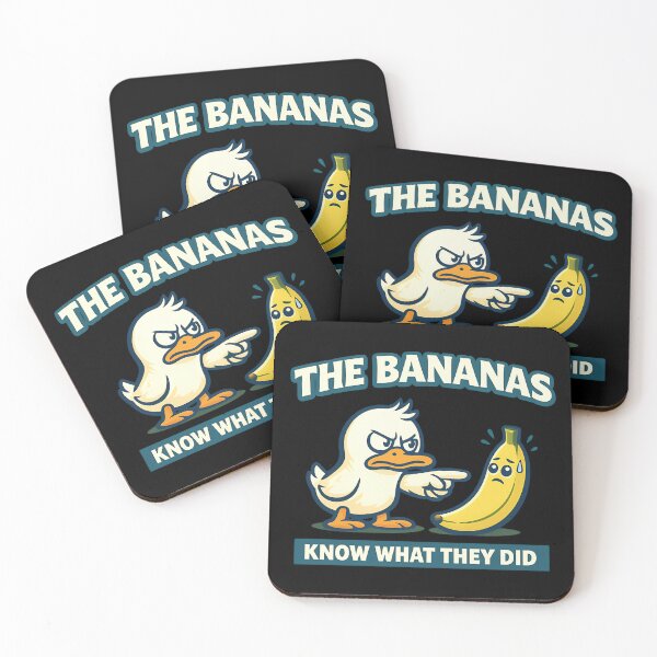 Item preview, The Bananas Know What They Did Funny Banana Meme Duck Design designed and sold by TeeTimeTreasure.