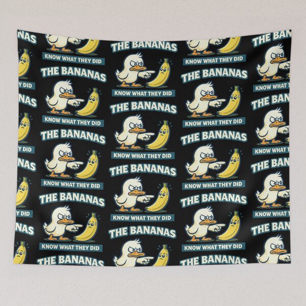Item preview, The Bananas Know What They Did Funny Banana Meme Duck Design designed and sold by TeeTimeTreasure.