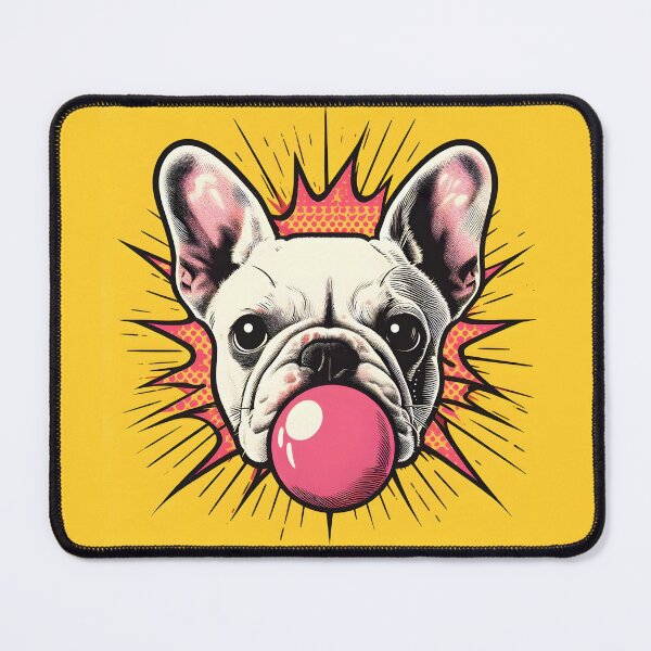Item preview, French Bulldog Bubblegum Pop Art Dog designed and sold by InkRevolt.