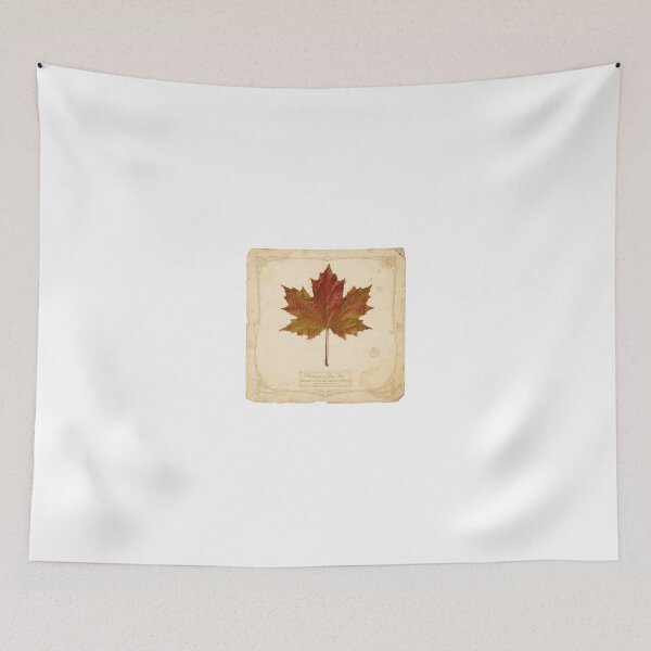 Item preview, Vintage Pressed Maple Leaf Botanical Plate designed and sold by PictorialWhimsy.