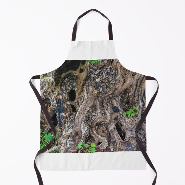 Item preview, Gnarled Tree Stump With Twisted Roots and Weathered Bark Texture in Forest Floor designed and sold by Nmallia.