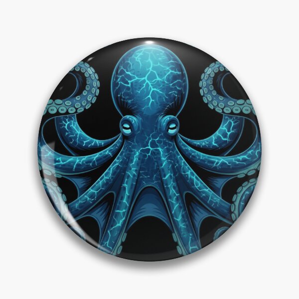 Item preview, Blue Mystic Octopus T-Shirt – Glowing Deep Sea Creature Art  for Sea Life Lovers designed and sold by ZyxDes.