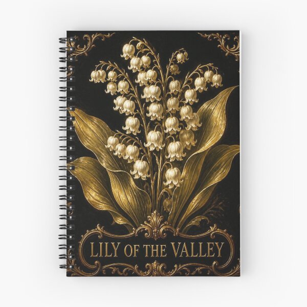 Item preview, May Birth Flower Lily of the Valley T-Shirt, Dark Botanical Oil Painting Tee, Moody Floral Wall Art Shirt, Gothic Flower Graphic, Dramatic Botanical Print designed and sold by SunnyDesign82.