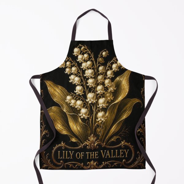 Item preview, May Birth Flower Lily of the Valley T-Shirt, Dark Botanical Oil Painting Tee, Moody Floral Wall Art Shirt, Gothic Flower Graphic, Dramatic Botanical Print designed and sold by SunnyDesign82.