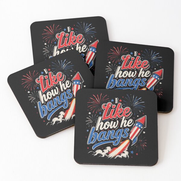 Item preview, 4th of July I Like How He Bangs Fireworks BBQ designed and sold by OlakunleOloroz.