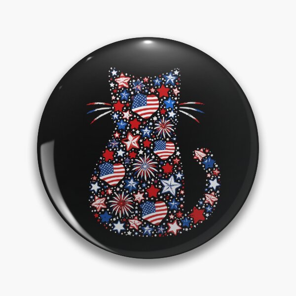 Item preview, USA Flag Lucky Clover Patriotic 4th of July Cat Lover designed and sold by Tbenghali.