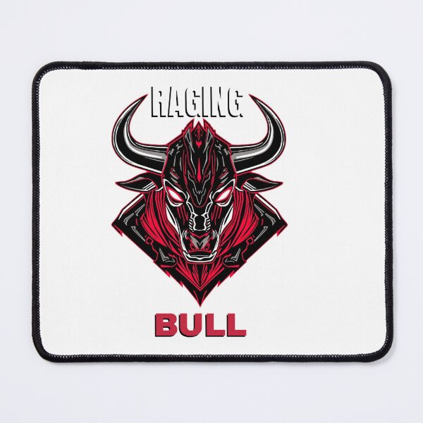 Item preview, Cyberpunk Minotaur Raging Bull Neon Red Armor Graphic designed and sold by BrokenVibe.