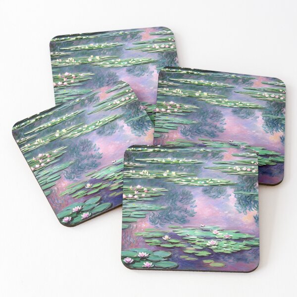Item preview, Water Lilies: Impression of Reflections & Blossoming Surfaces (9) designed and sold by artdesignsnow.