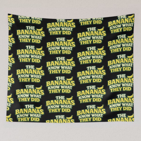 Item preview, The Bananas Know What They Did Funny Banana Meme Design designed and sold by TeeTimeTreasure.