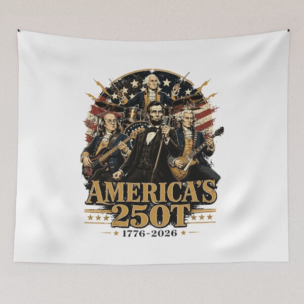 Item preview, 250 Years Patriot Guitar Drum Band American Flag 1776 2026 designed and sold by OlakunleOloroz.