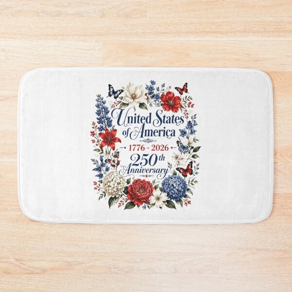 Item preview, 250th Anniversary USA Flowers 250 Years America 4th of July designed and sold by OlakunleOloroz.