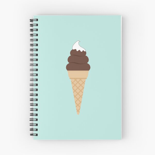 Item preview, Cute Chocolate Soft Serve Ice Cream Waffle Cone designed and sold by Nikola Dio.