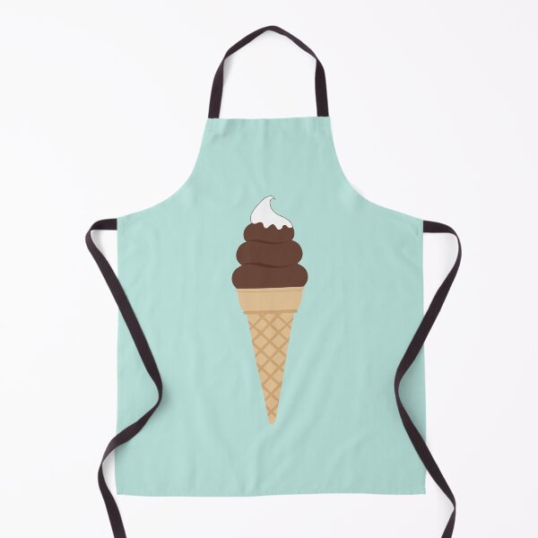 Item preview, Cute Chocolate Soft Serve Ice Cream Waffle Cone designed and sold by Nikola Dio.