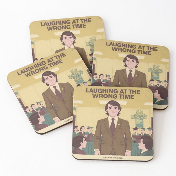Item preview, Institute of Laughing at the Wrong Moment Retro Poster designed and sold by PictorialWhimsy.
