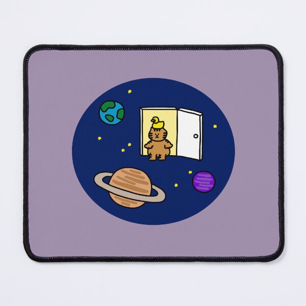 Item preview, a Cat and a Duck sitting on the door in the universe designed and sold by superbaechoo.