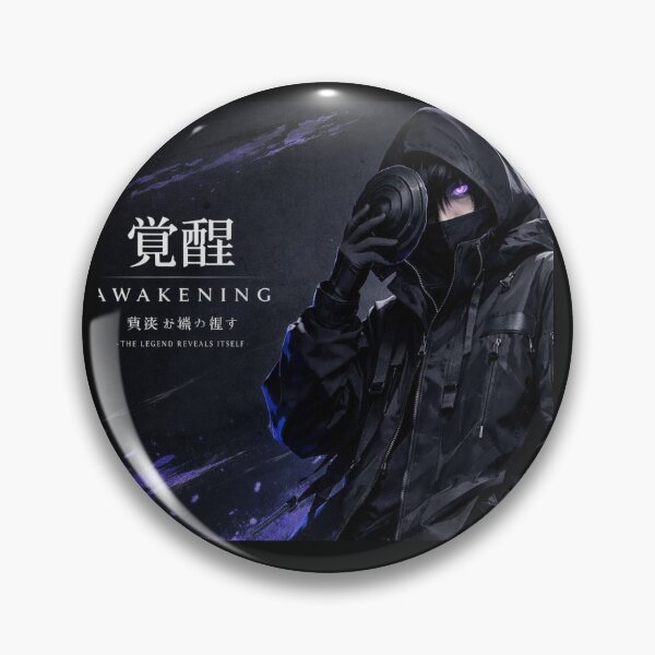 Item preview, Dark sci-fi Assassin -Awakening Japanese Kanji designed and sold by Thinkkkr11cut.