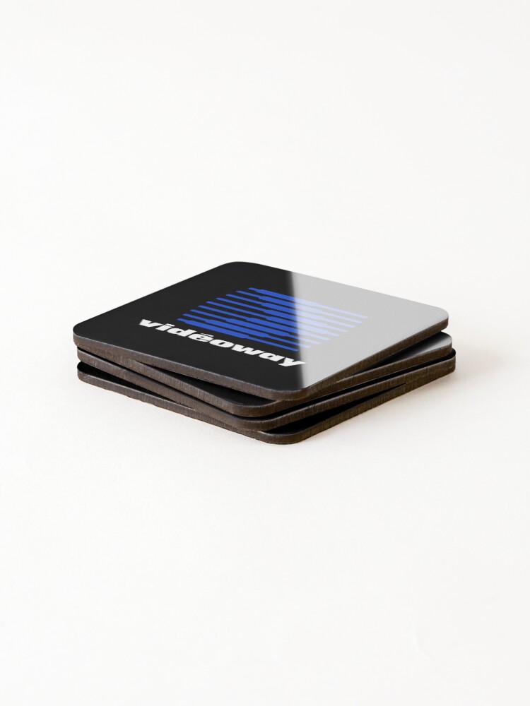 Thumbnail 4 of 5, Coasters (Set of 4), Videoway Logo designed and sold by RoraryMemory.