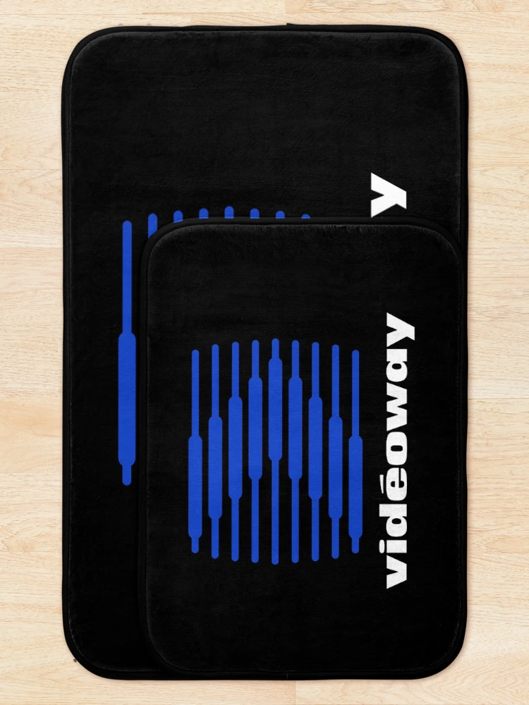 Thumbnail 5 of 6, Bath Mat, Videoway Logo designed and sold by The Nostalgia Vault.