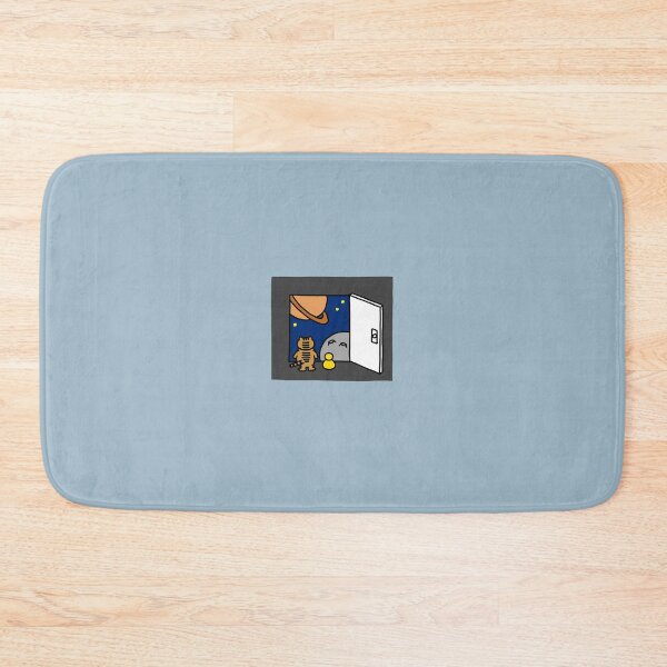 Item preview, a Cat and a Duck looking at the universe through the door designed and sold by superbaechoo.