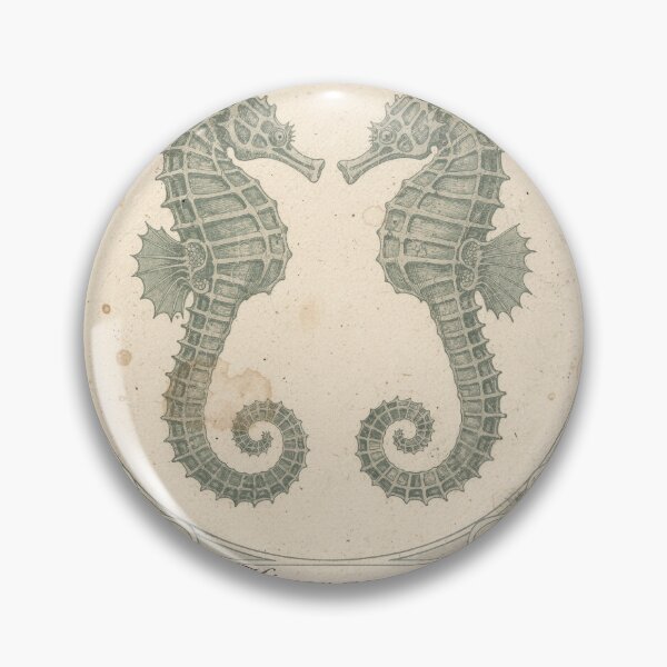 Item preview, Antique Seahorse Specimen Natural History Plate designed and sold by PictorialWhimsy.