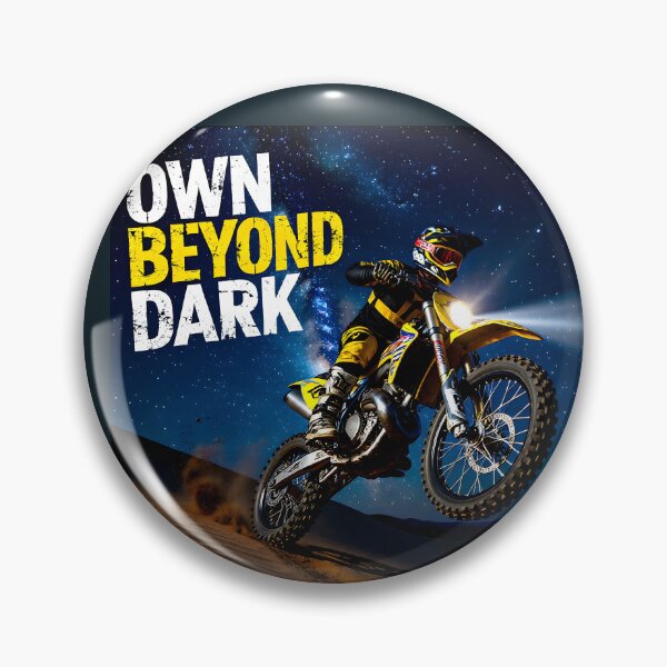 Item preview, Night Motocross Desert Dune Poster | Starry Sky Dirt Bike Wall Art & Adventure Club Decor designed and sold by Creative-RE.