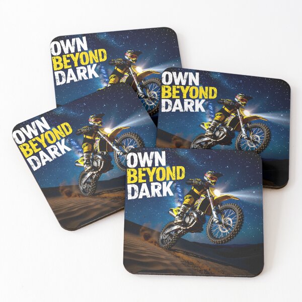 Item preview, Night Motocross Desert Dune Poster | Starry Sky Dirt Bike Wall Art & Adventure Club Decor designed and sold by Creative-RE.