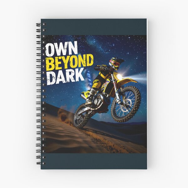 Item preview, Night Motocross Desert Dune Poster | Starry Sky Dirt Bike Wall Art & Adventure Club Decor designed and sold by Creative-RE.