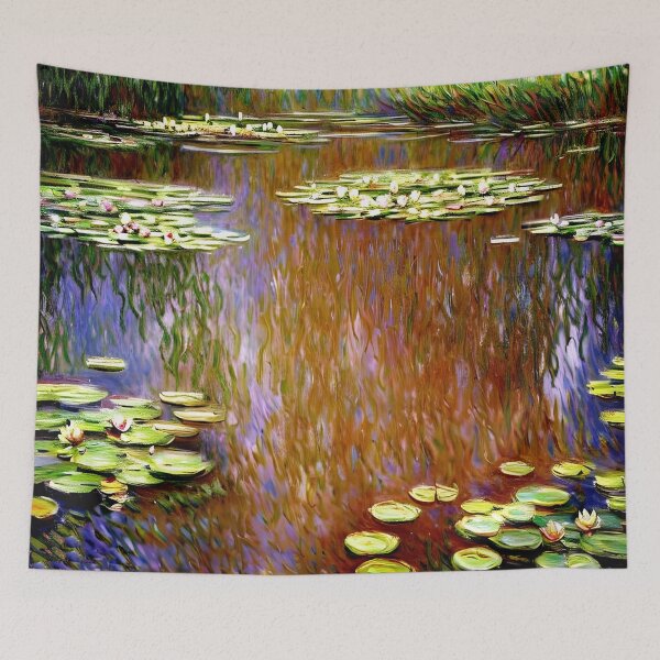 Item preview, Water Lilies: Impression of Reflections & Blossoming Surfaces (10) designed and sold by artdesignsnow.