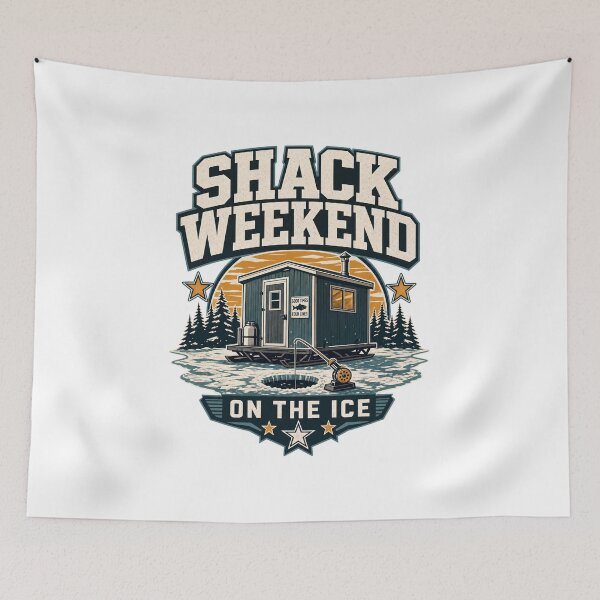 Item preview, Ice fishing cabin weekend designed and sold by pirminio.