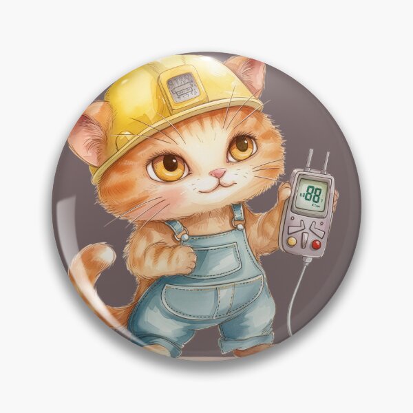 Item preview, Cat electrician designed and sold by Phongphut.