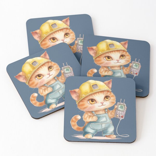 Item preview, Cat electrician designed and sold by Phongphut.