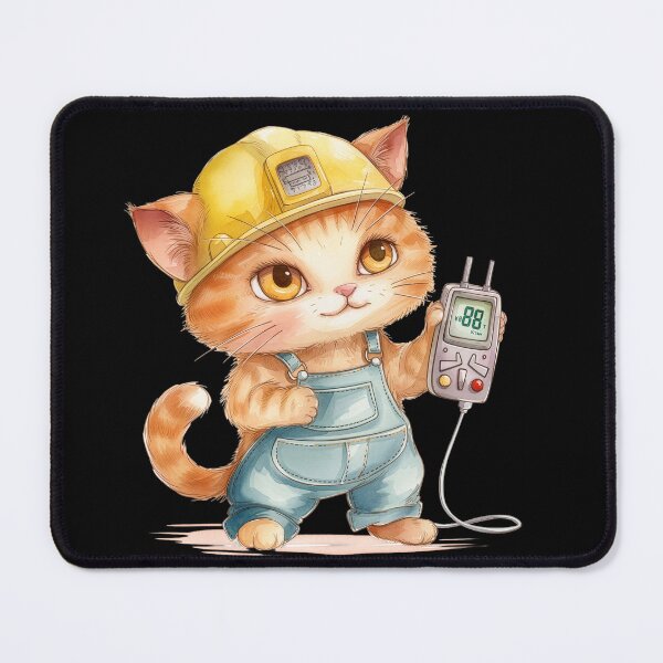 Item preview, Cat electrician designed and sold by Phongphut.