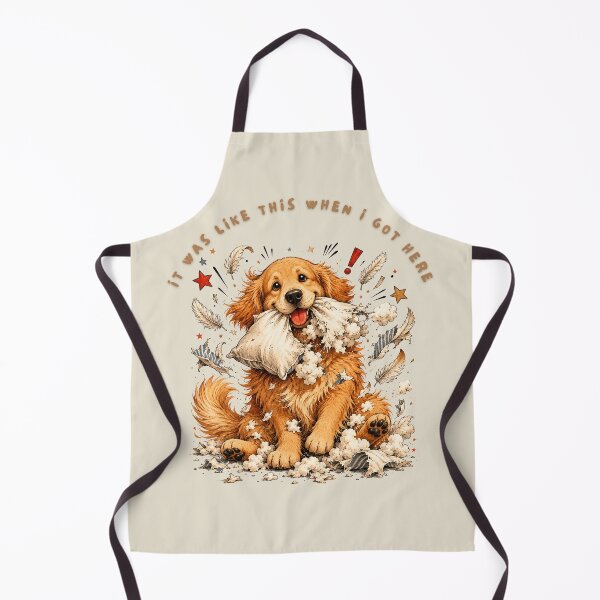 Item preview, It Was Like This When I Got Here Golden Retriever Funny T-Shirt | Pillow Destroyer Dog Humor | Naughty Dog Gift designed and sold by Panom Suavichien.